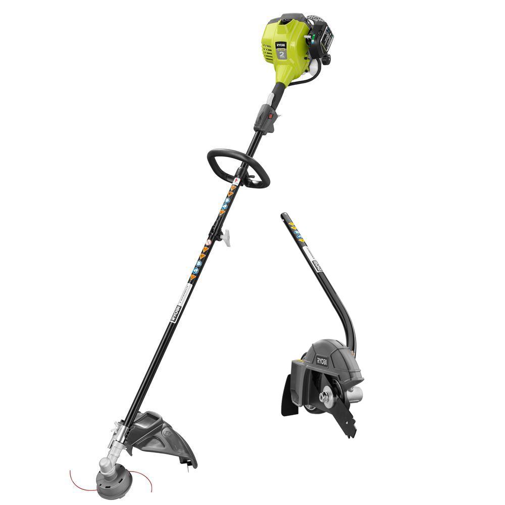 Ryobi 25 Cc 2 Cycle Attachment Capable Full Crank Straight Gas Shaft String Trimmer Ry253ss 7647