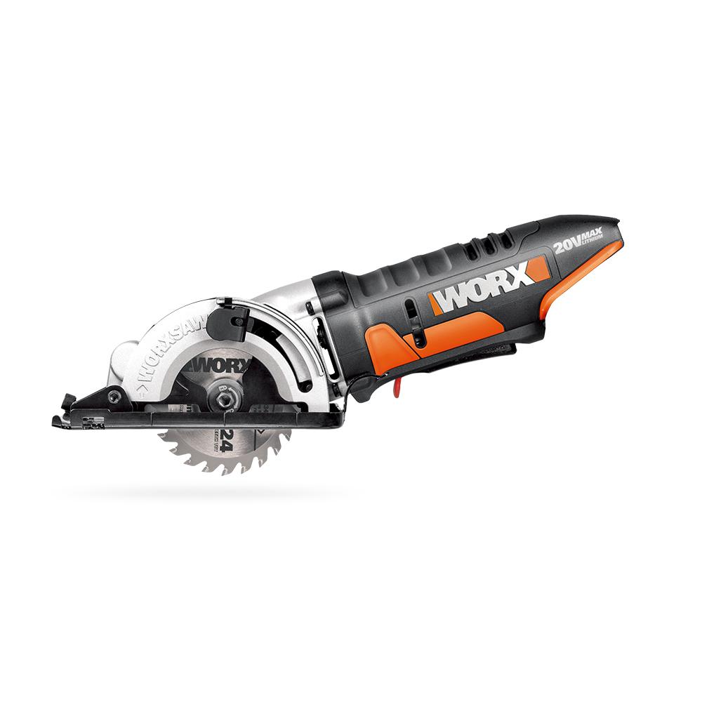 Worx Worxsaw 20 Volt 3 8 In Compact Circular Saw Tool Only Worx Worxsaw 20 Volt 3 8 In Compact Circular Saw