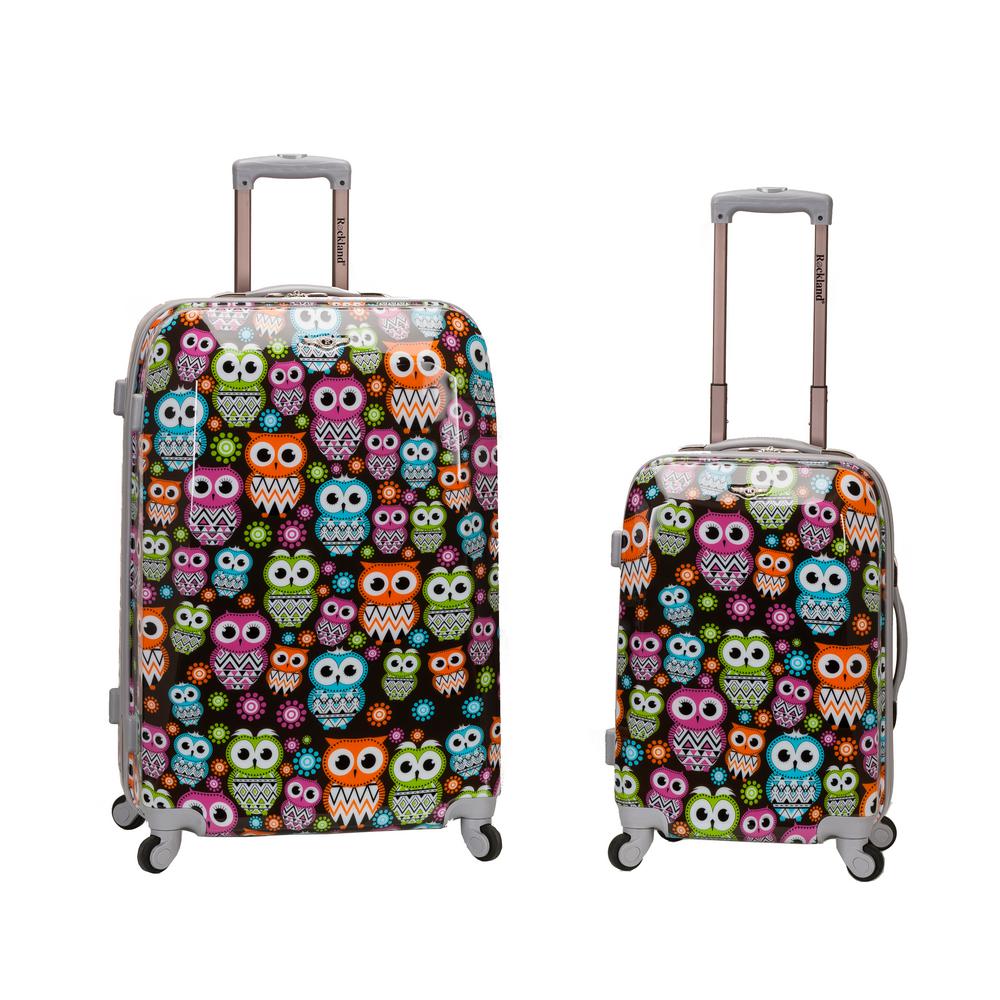 Rockland Traveler 2-Piece Hardside Luggage Set, Owl was $330.0 now $115.5 (65.0% off)