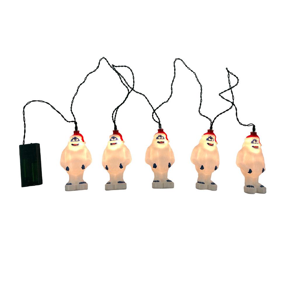 Rudolph 4 In 5 Light White Rudolph Led Battery Operated Bumble