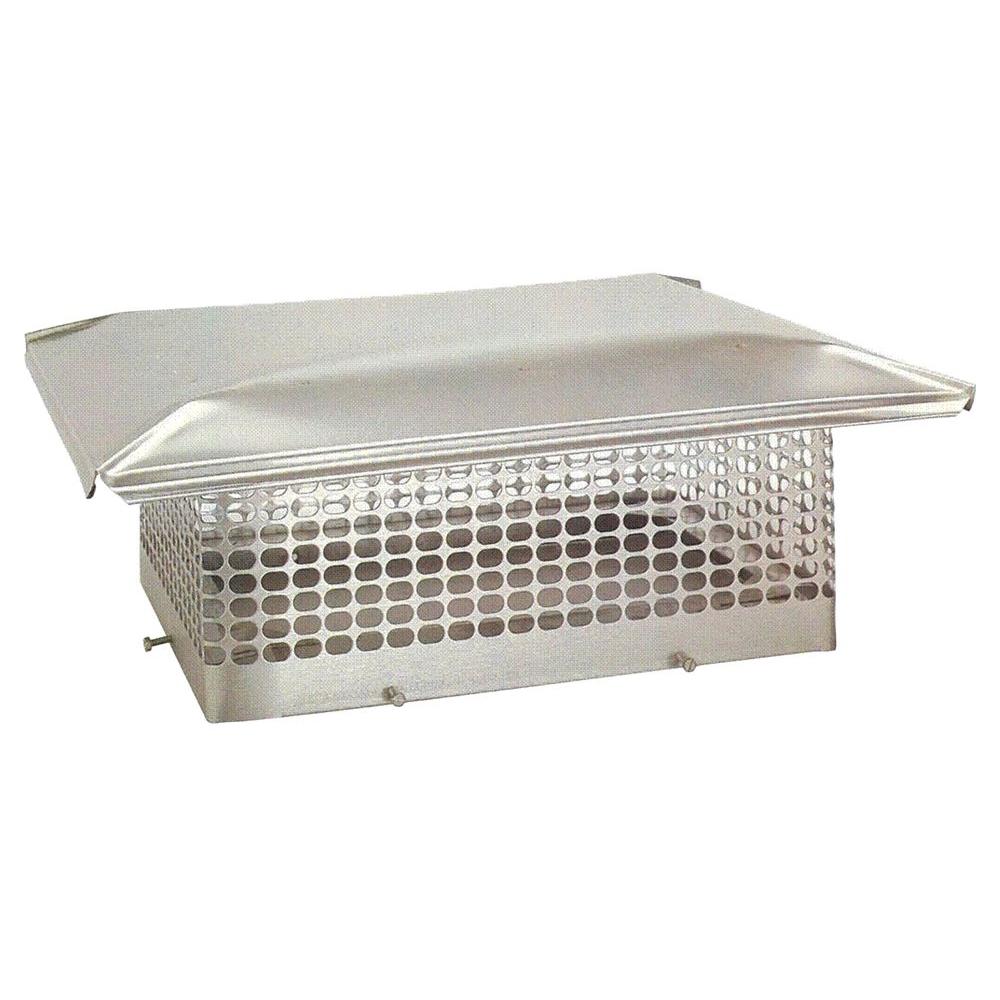 The Forever Cap 14 In X 14 In Adjustable Stainless Steel Chimney Cap Fasc1414 The Home Depot