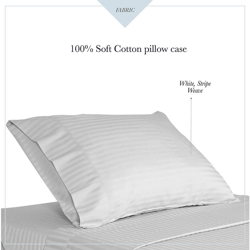 KING Pillow Case Pair of 1000TC QUEEN Pillow Cases STANDARD Size Pillowcases