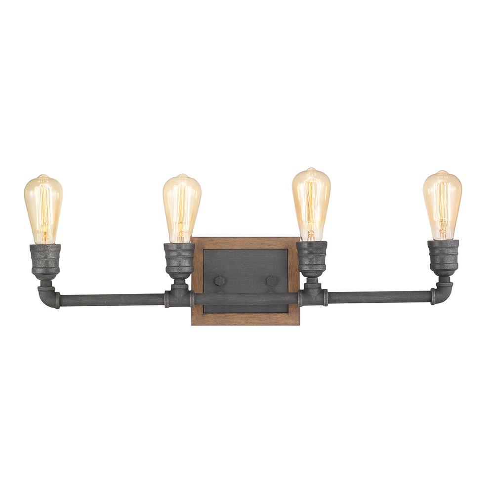 Home Decorators Collection Vanity Lighting The Depot Palermo Grove 4 Light