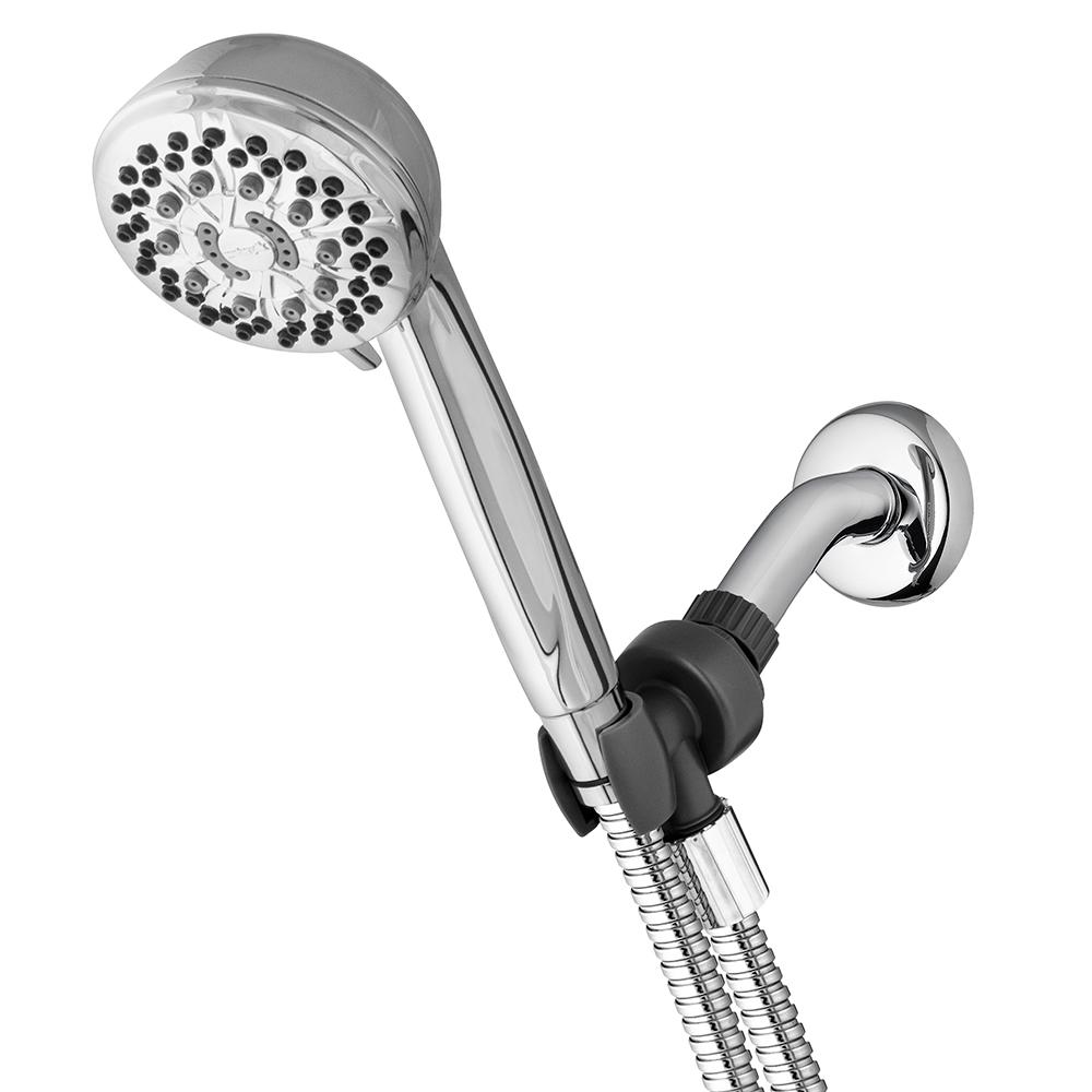 Waterpik 6Spray 3.5 in. Single Wall Mount Low Flow Handheld Adjustable Shower Head in Chrome