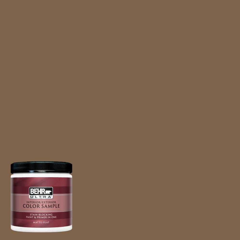 Behr Ultra 8 Oz Ul140 22 Arts And Crafts Matte Interior Exterior Paint And Primer In One Sample