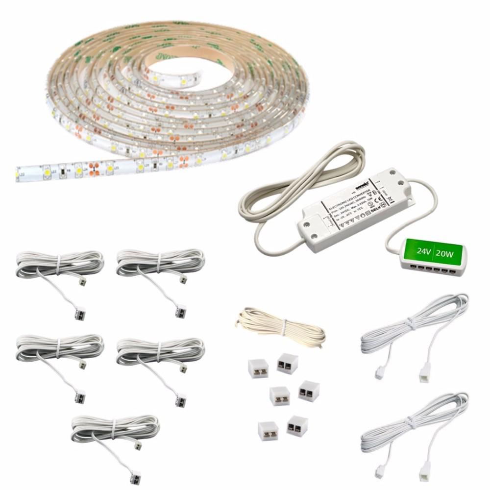 Sensio 16.4 ft. LED Cool White Flexible Strip Light KitSA10372WHK1THD