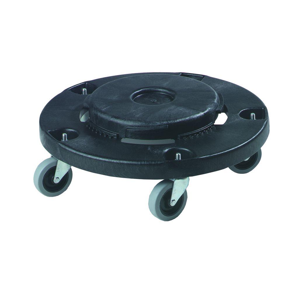 Carlisle Bronco Trash Can Dolly with Replaceable Casters (2Pack