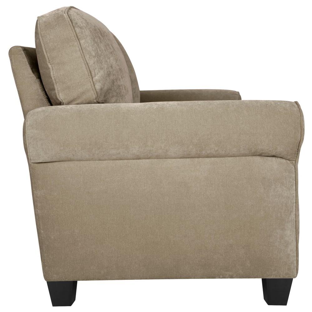 Serta Rta Copenhagen 61 In Vanity Espresso Polyester 2 Seater Loveseat With Removable Cushions Cr43531pb The Home Depot