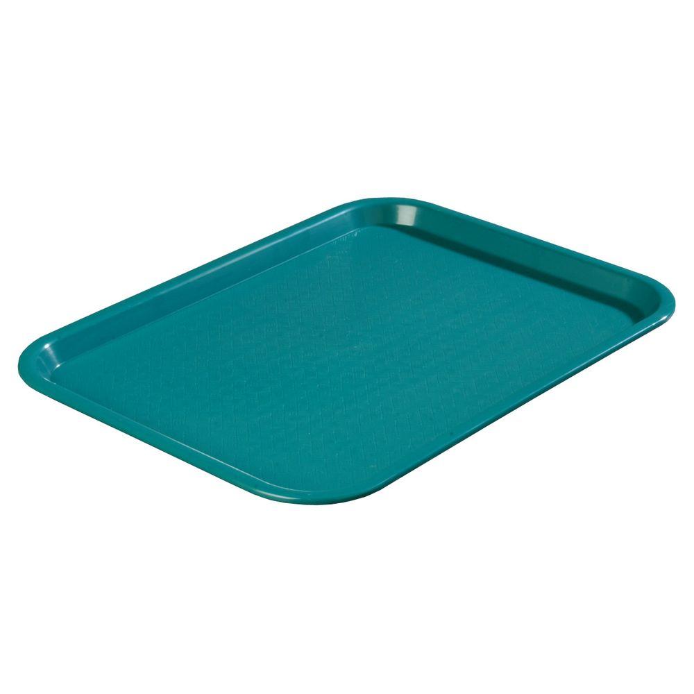 teal serving tray