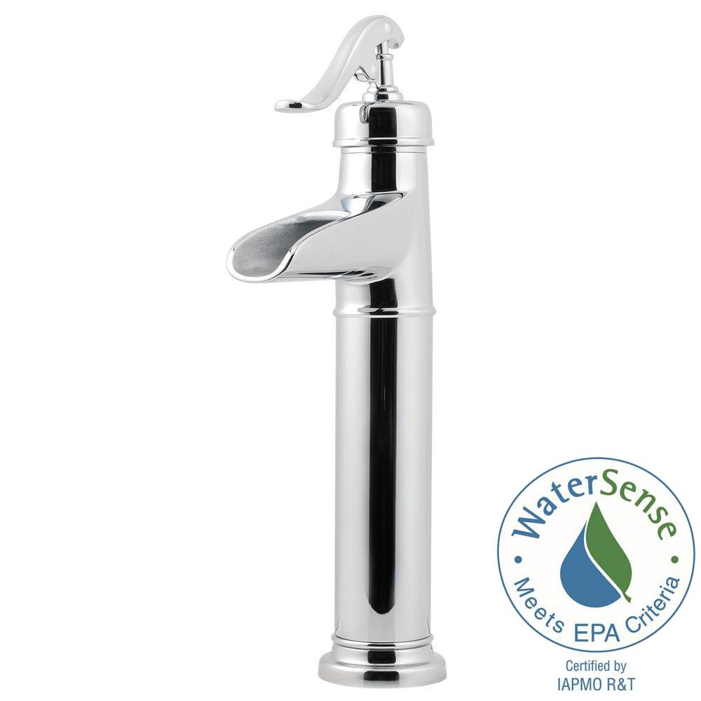 Pfister Ashfield Single Hole Single-Handle Vessel Bathroom Faucet in Polished Chrome was $211.81 now $146.15 (31.0% off)