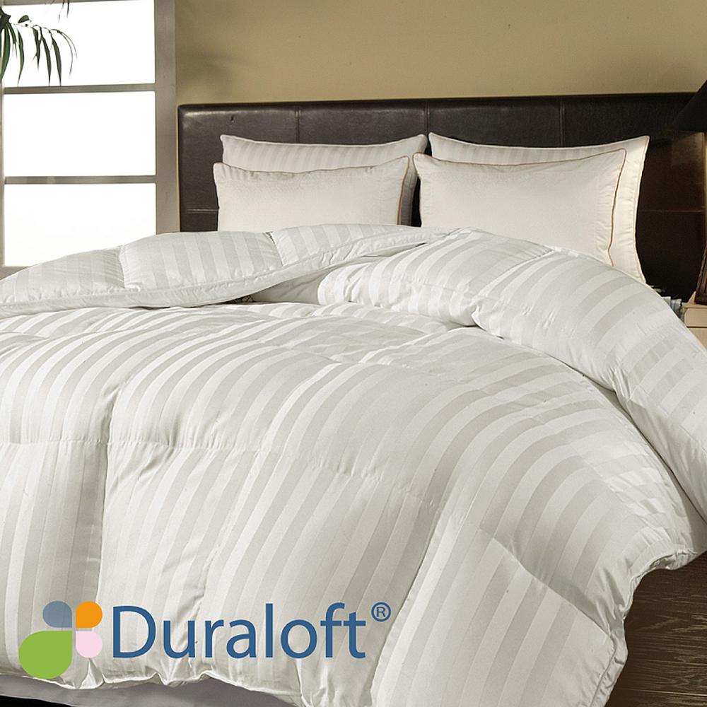 Blue Ridge Year Round Warmth 500 Thread Count White Damask Queen