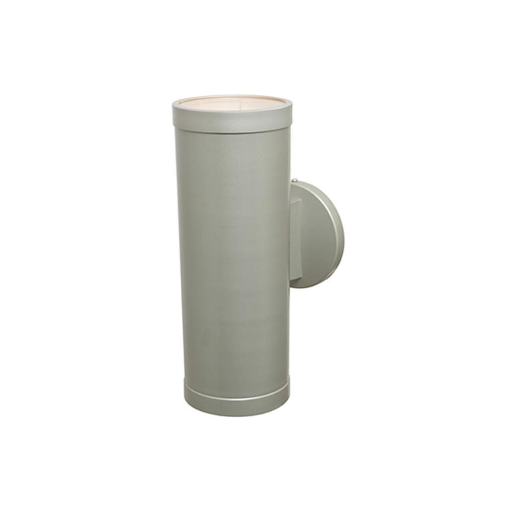 Access Lighting Poseidon 2 Light Satin Metal Outdoor Sconce With Access Lighting Poseidon 2 Light Satin Metal Outdoor Sconce With Clear Gl Shade