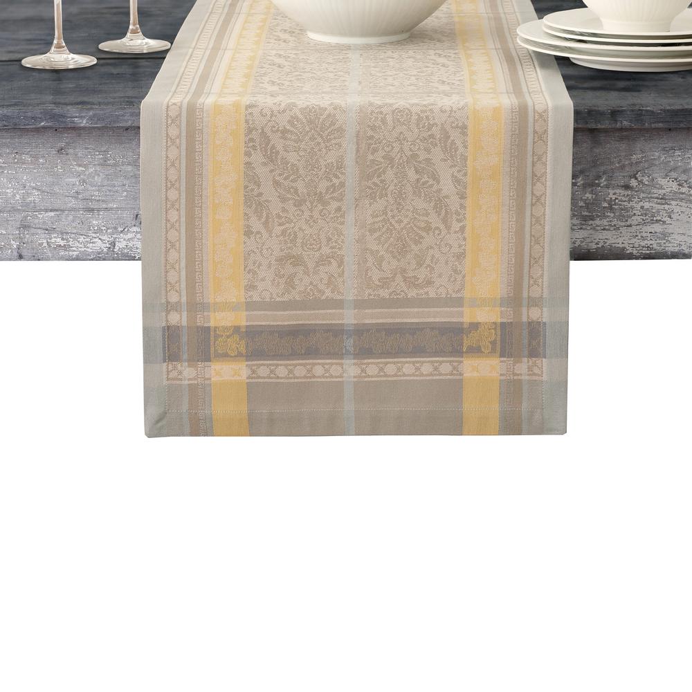 gray table runner