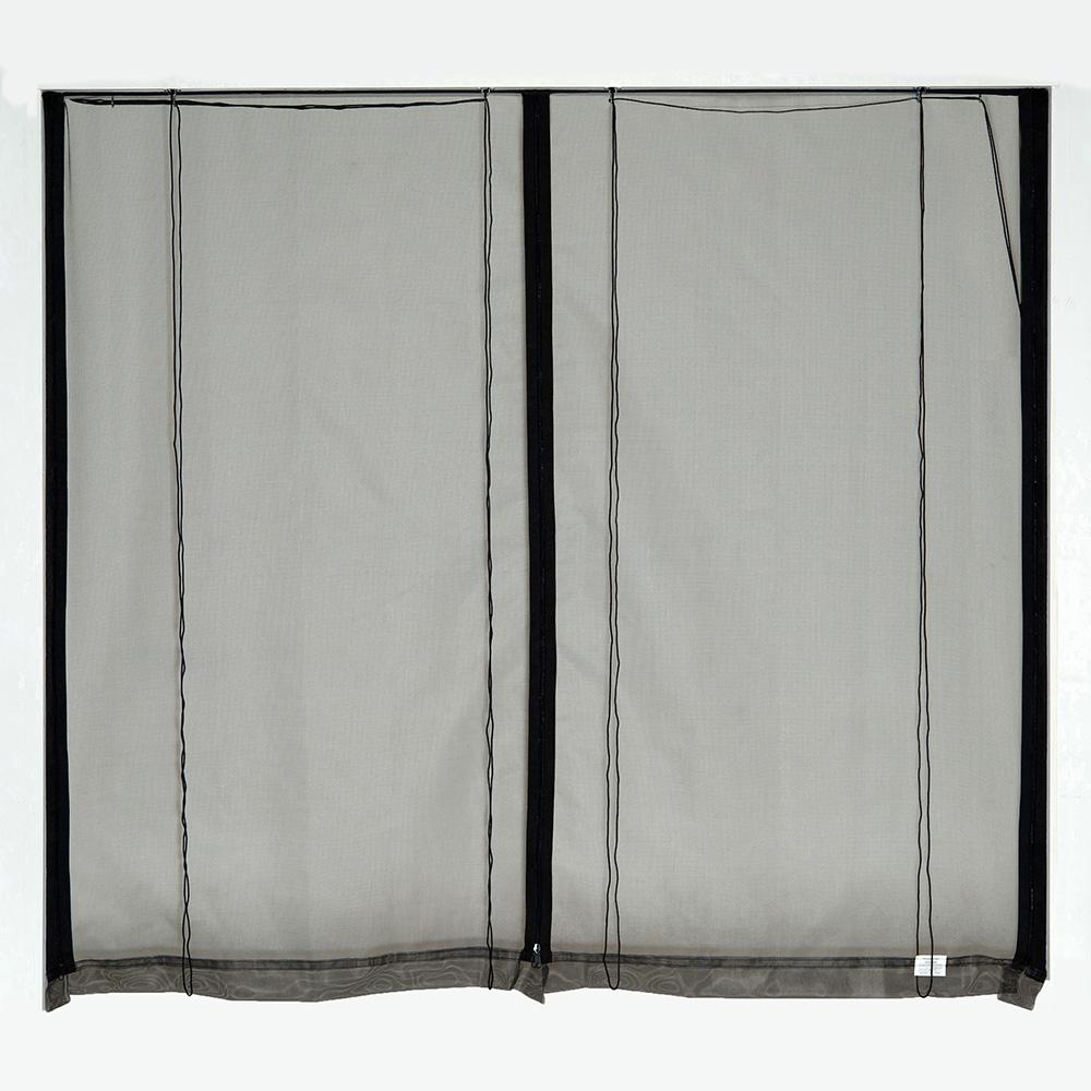 FRESH AIR SCREENS 16 ft. x 8 ft. RollUp Garage Door Screen, 3 Zippers