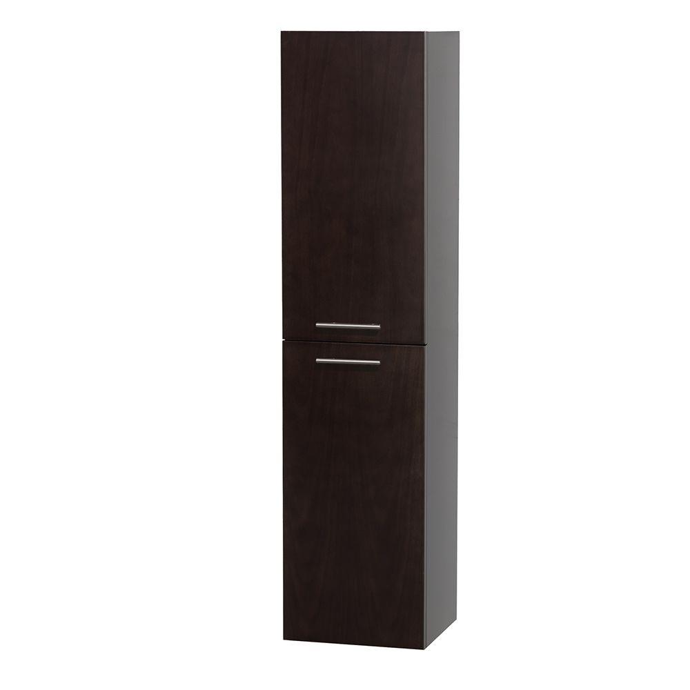 Wall Brown Linen Cabinets Bathroom Storage The Bailey 13 1 2 In W X 56 H 12