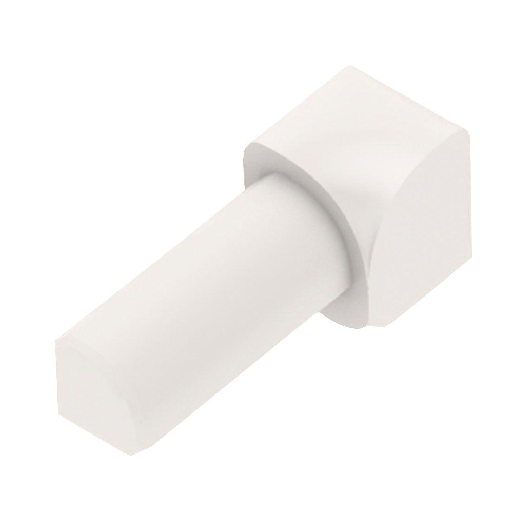 Schluter Rondec White 5/16 in. x 1 in. PVC 90 Degree Inside Corner-I ...