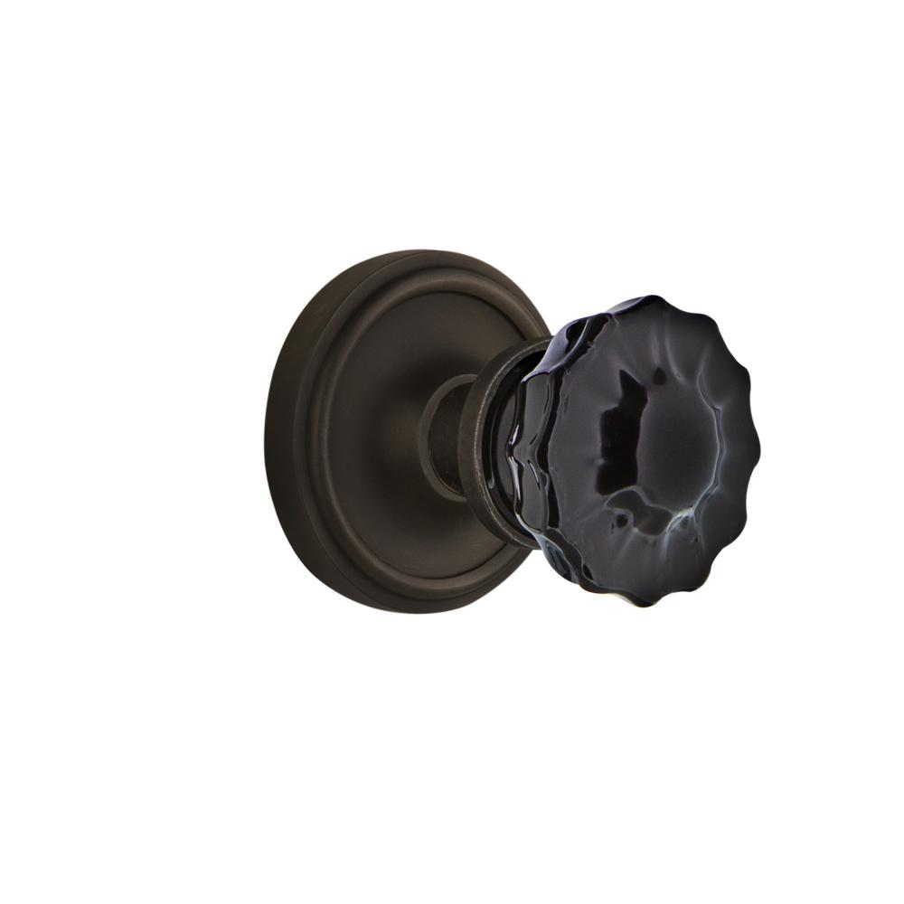 Nostalgic Warehouse Classic Rosette 2 3 8 In Backset Oil Rubbed