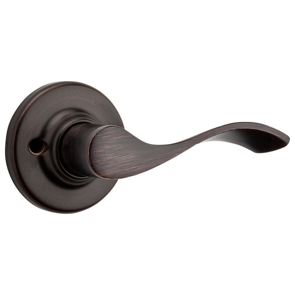 Kwikset Balboa Venetian Bronze Right Handed Dummy Door Lever 488bl