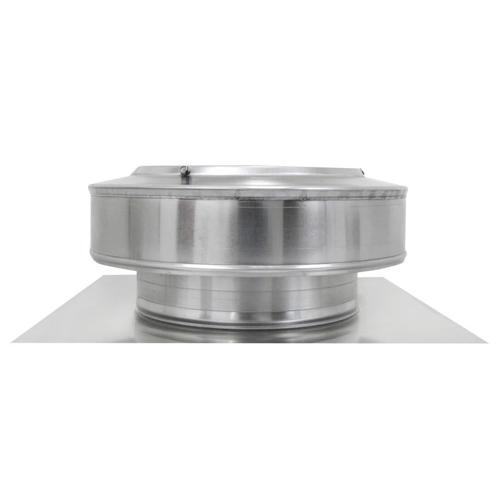 ROUND TOP ATTIC ROOF VENT 13x5Inch Aluminum Metal Mill Finish Low
