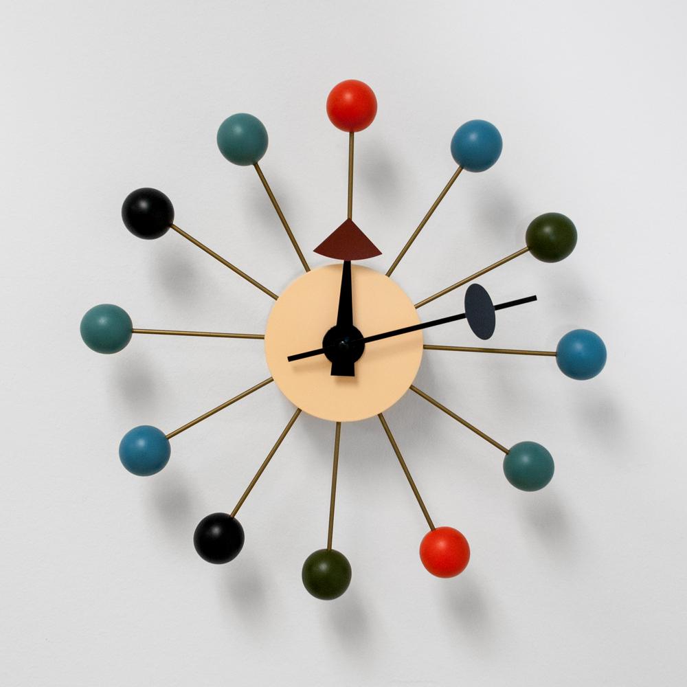 Mod Made Bubble Multi-Color Mid Century Modern Wall Clock-MM-CL-09