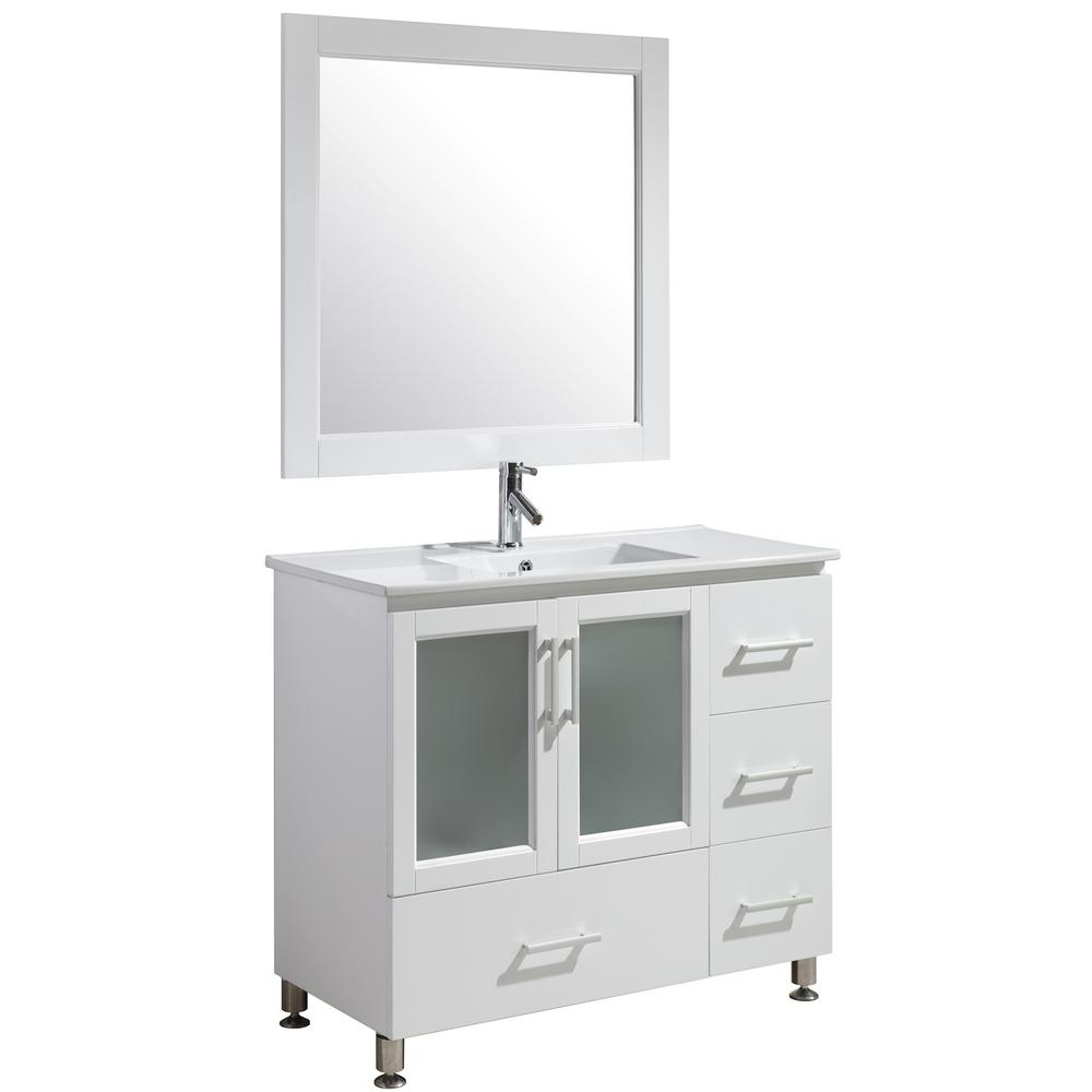 Design Element Stanton 40 In W X 18 In D X 35 In H Vanity In