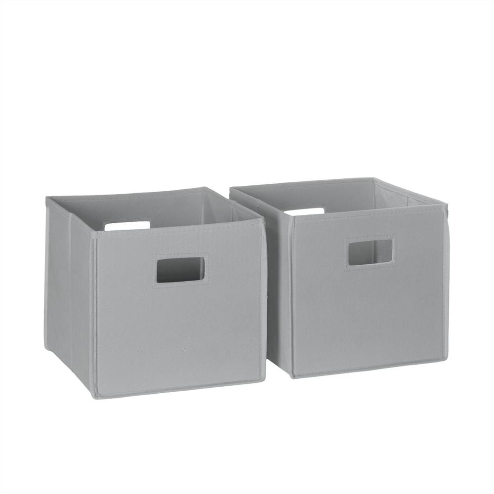 Riverridge Home 10 5 In X Folding Storage Bin Set 2 Pack Folding Storage Bin Set 2 Pack