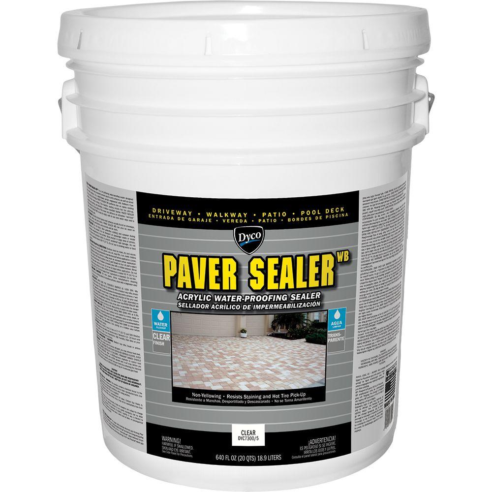 Dyco Paver Sealer WB 5 gal. Clear Low Sheen Exterior Concrete