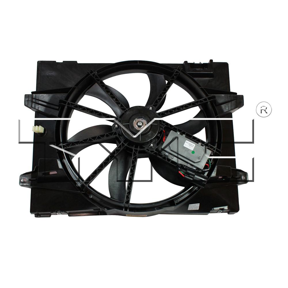 UAC FA 50081C Dual Radiator and Condenser Fan Assembly