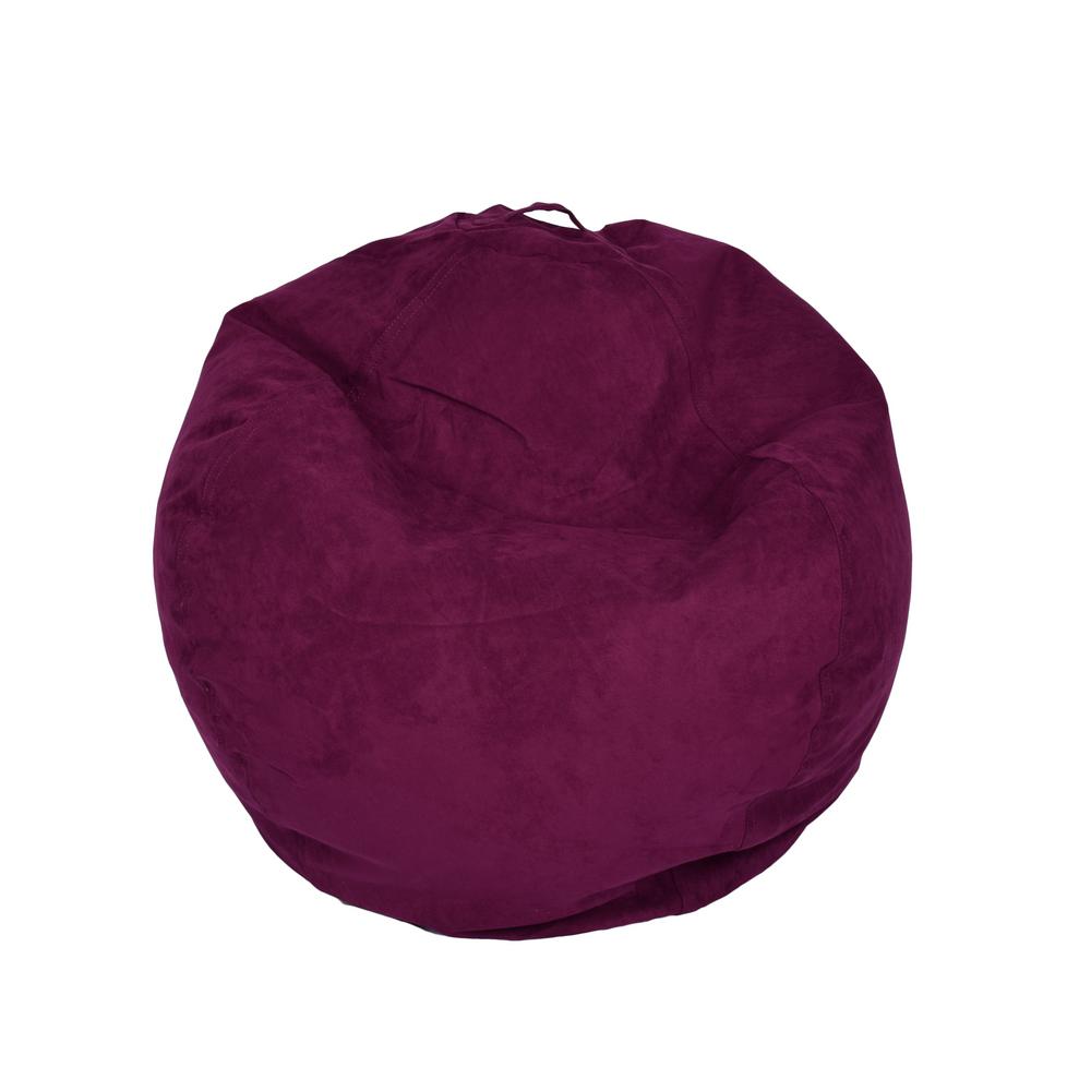 Purple Microsuede Bean Bag Purple Microsuede Bean Bag