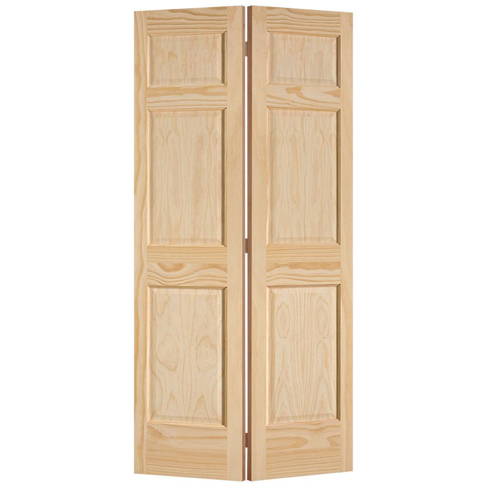 Masonite 36 In X 78 In 6 Panel Solid Core Smooth Unfinished Pine