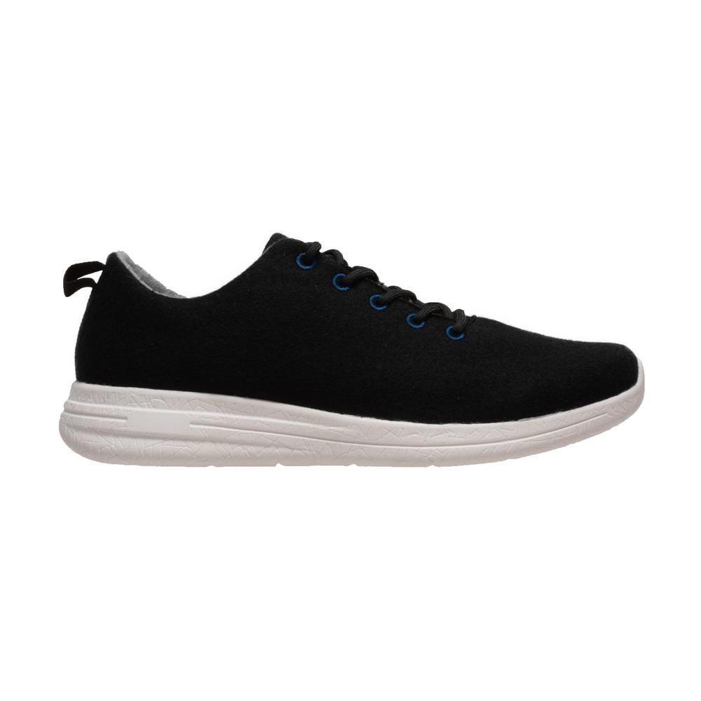 Black Wool Casual Shoes-AP1004-M120 