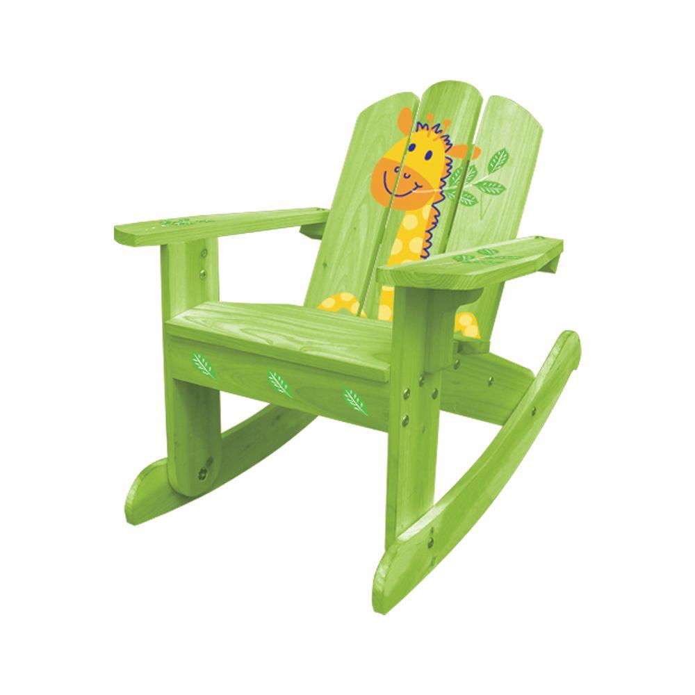 Lohasrus Kids Green Rocking Chair Mm20611 The Home Depot Lohasrus Kids Green Rocking Chair