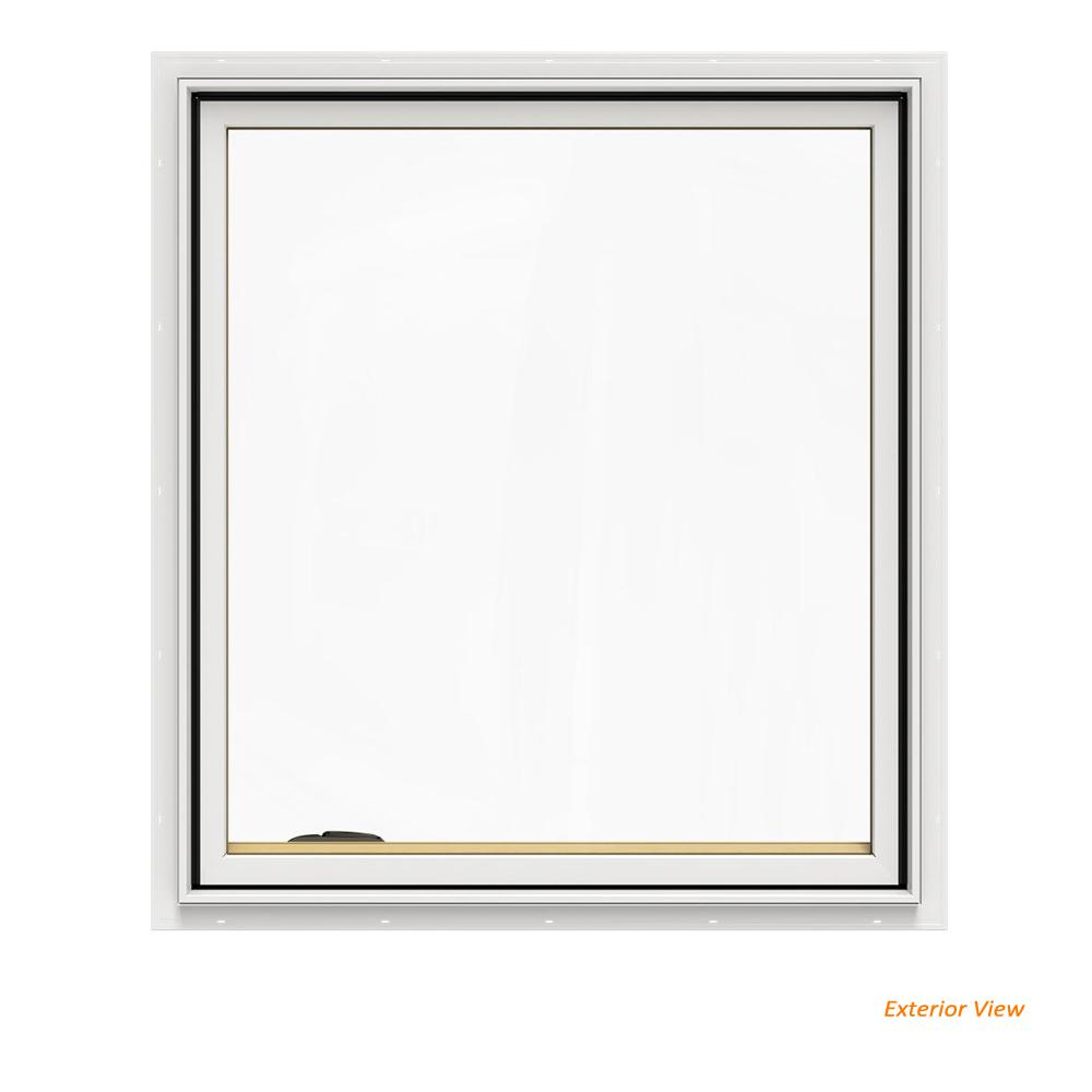 Andersen 33.75 In. X 35.938 In. 400 Series Casement Wood Window With ...