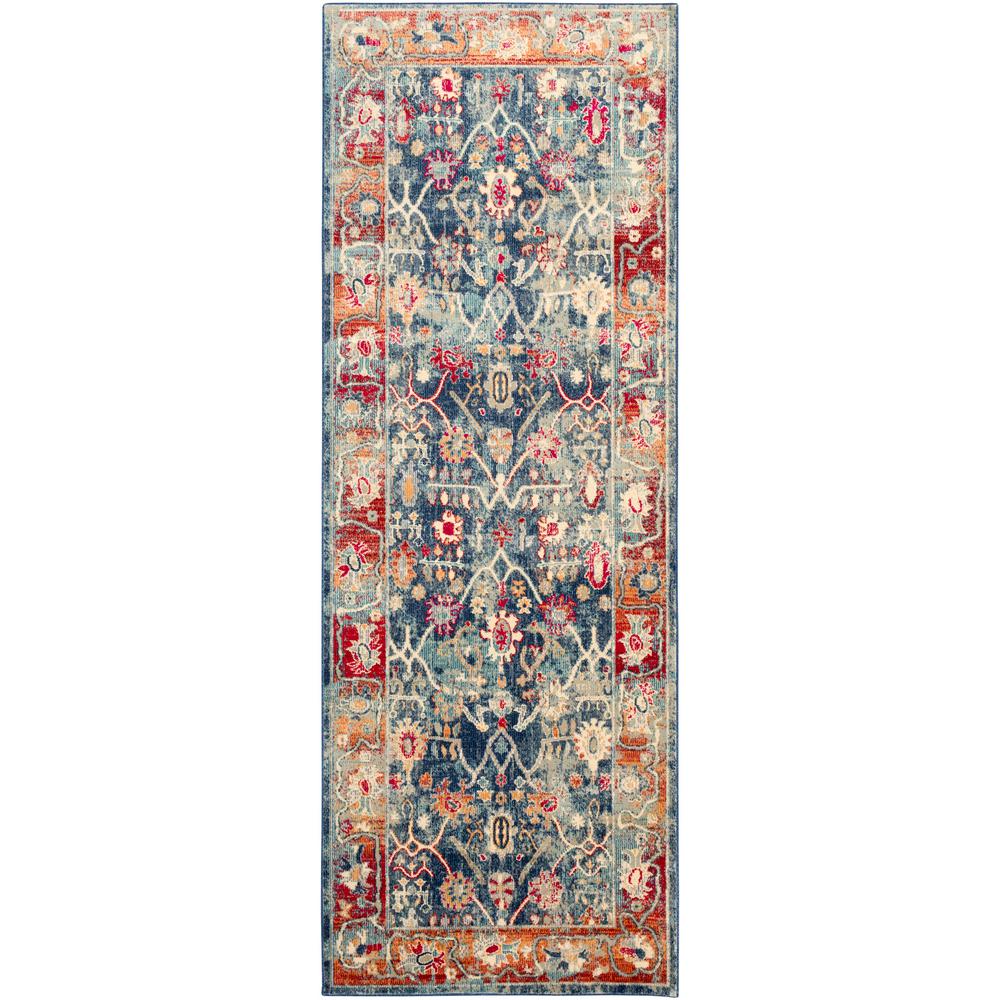 Artistic Weavers Nikita Navy Red 2 Ft 11 In X 7 10 Oriental Runner Rug
