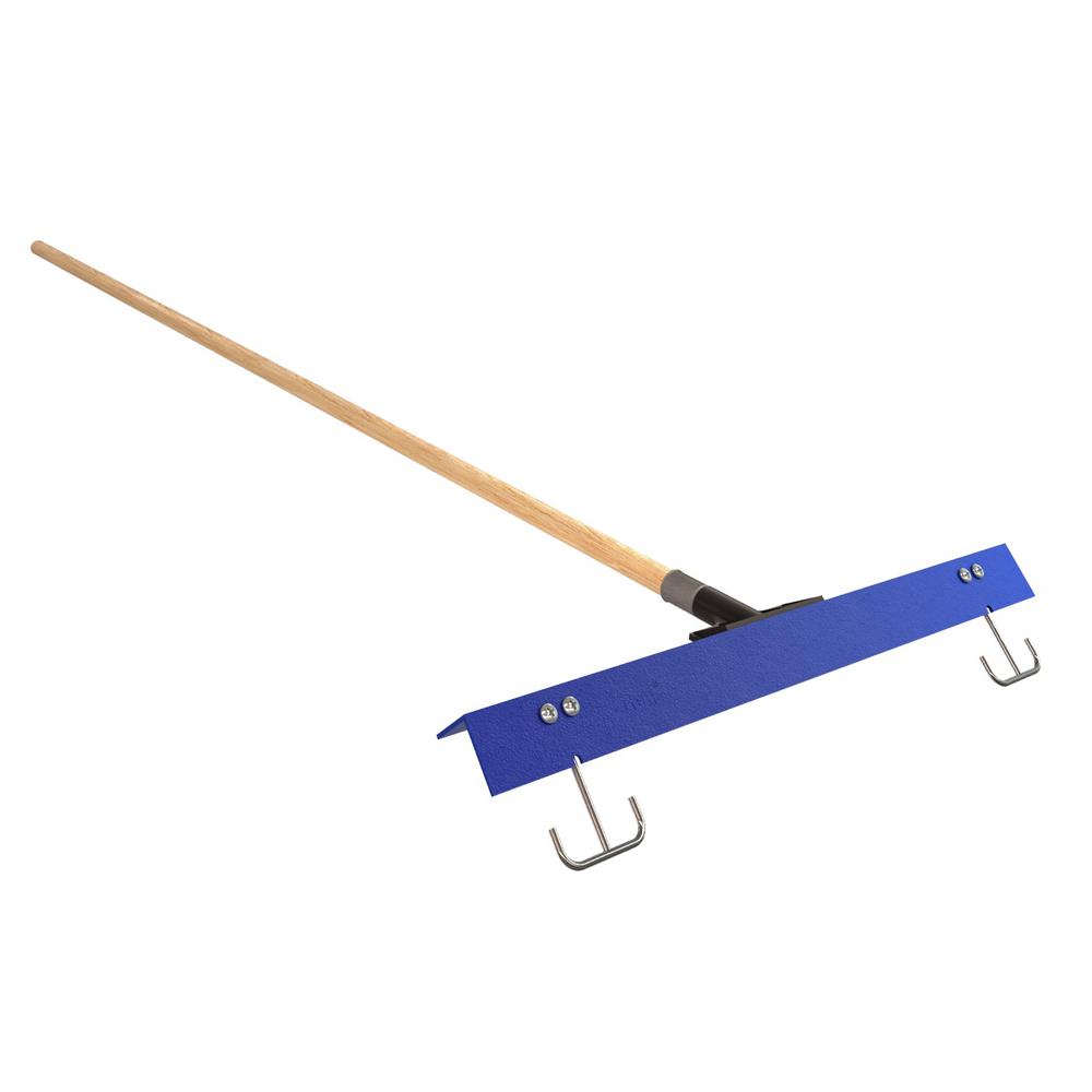 24 in. Epoxy Floor Gauge Rake with Sleds12689 The Home Depot