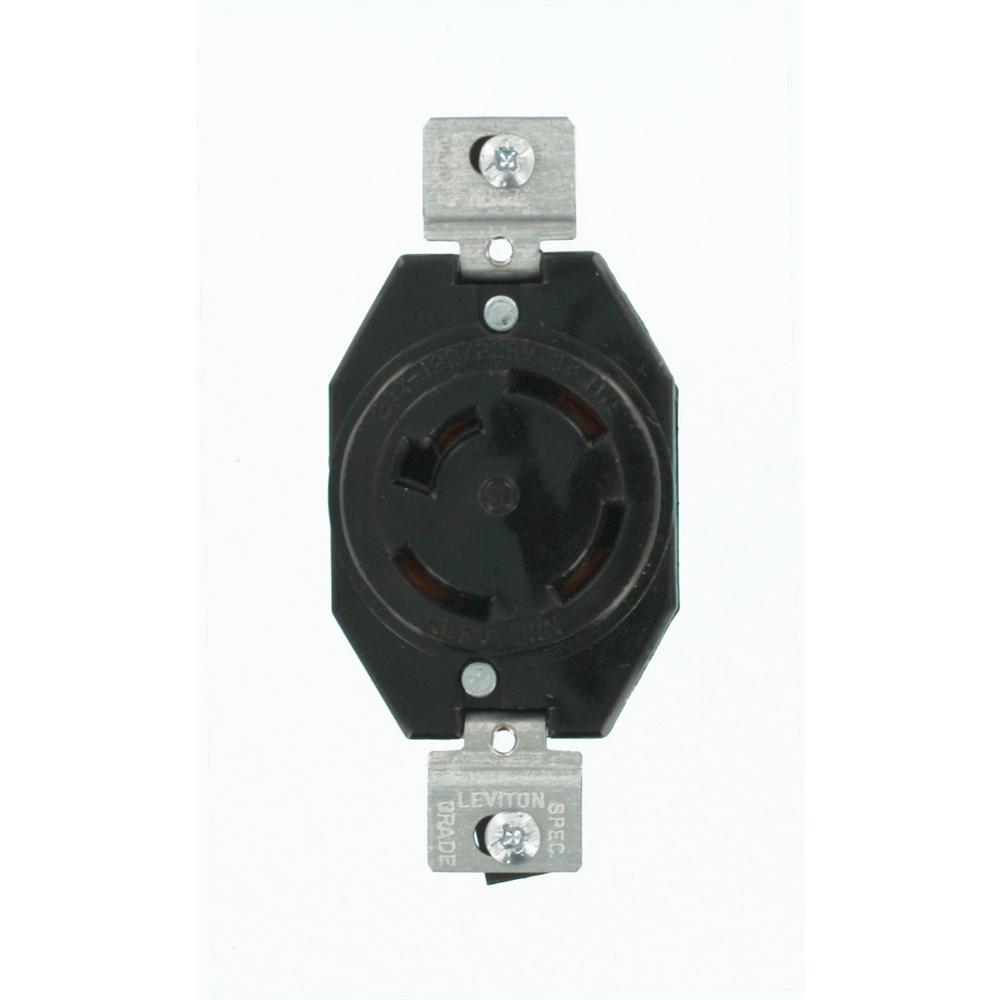 Leviton 20 Amp 120/208Volt 3Phase Flush Mounting NonGrounding