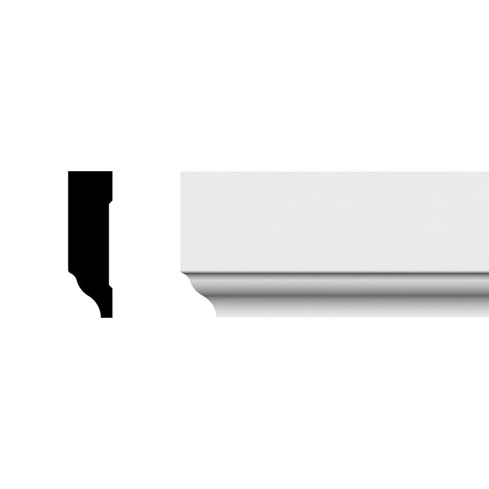 Ekena Millwork 3 8 In X 96 In X 1 1 4 In Pvc Door Stop Moulding