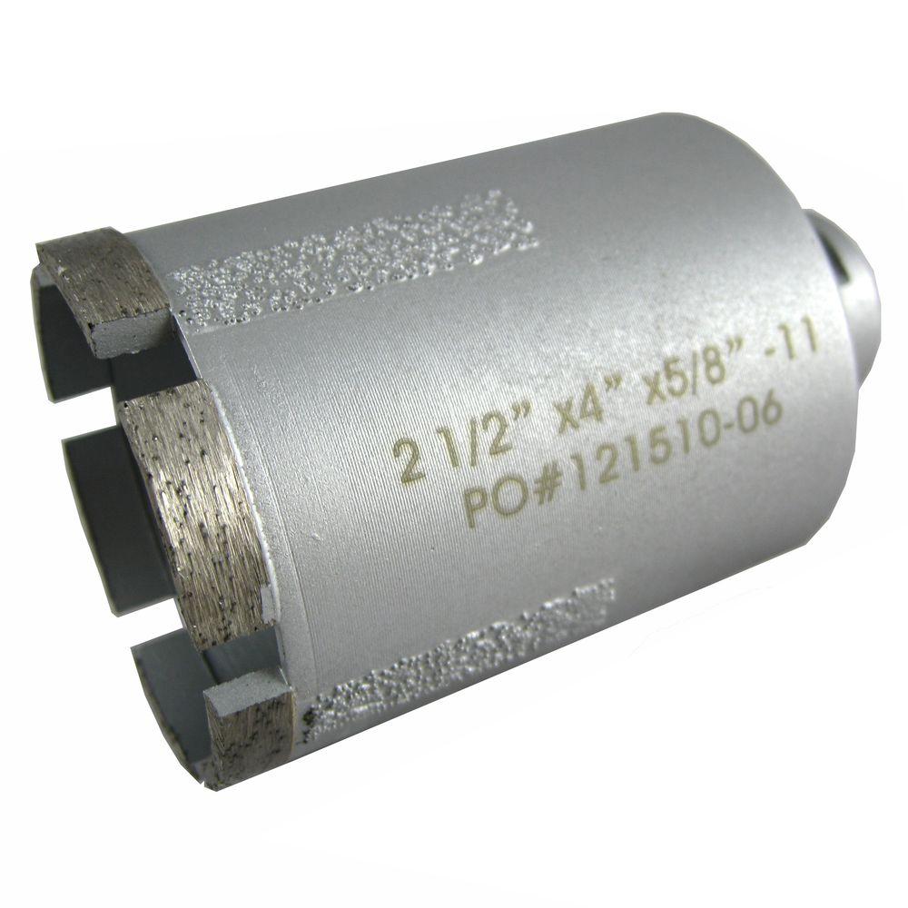 Milwaukee 21/2 in. Standard Diamond Core Bit48162507 The Home Depot