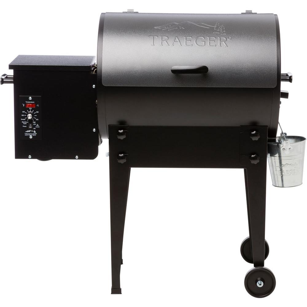 Traeger Tailgater Elite 20 Wood Fired Pellet Grill and Smoker in Silver ...