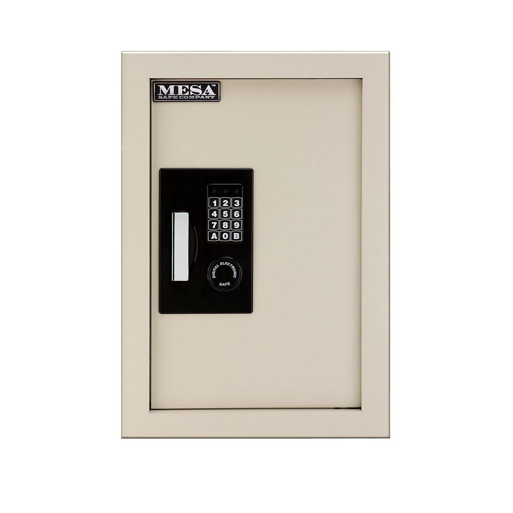 BUFFALO 0.58 cu. ft. Wall Safe with Electronic Lock, Black800982 The