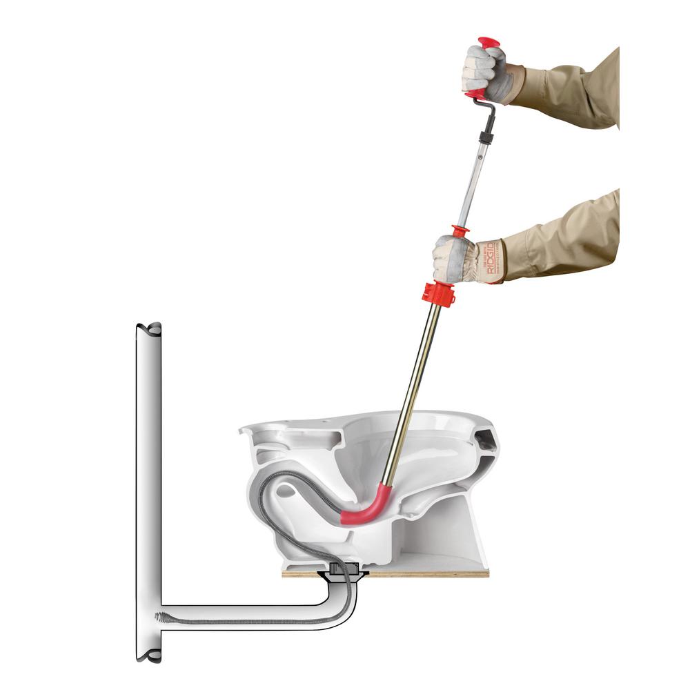 Ridgid K6p 6 Ft Toilet Auger 56658 The Home Depot