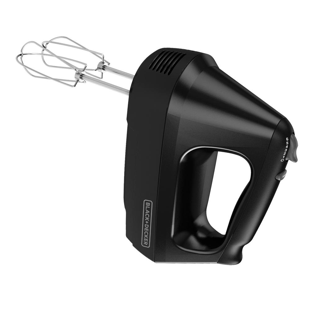 Black & Decker 6-Speed Black Hand Mixer by BLACK+DECKER