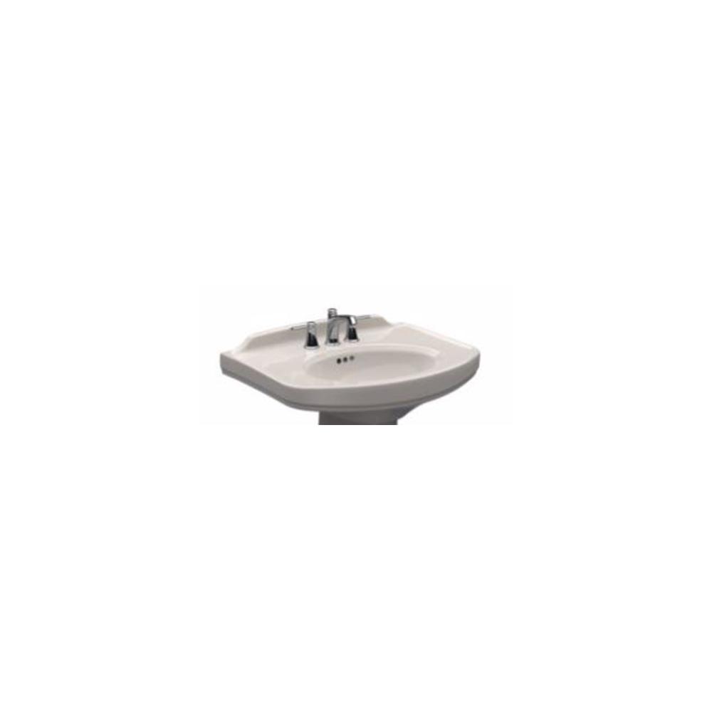 Toto Dartmouth 24 In Pedestal Sink Basin In Sedona Beige With 4 In Faucet Holes