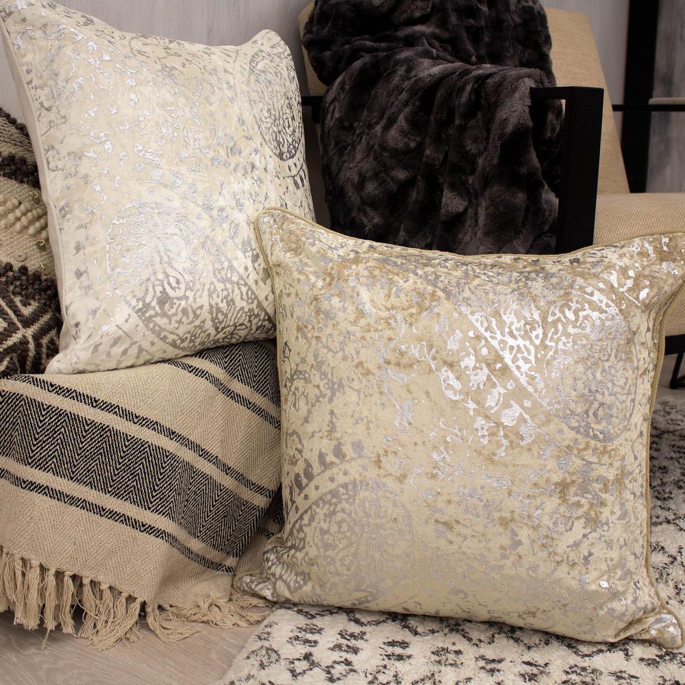 Jean Pierre Ashlyn Light Grey Decorative Pillow Ymp007655 The Home Jean Pierre Ashlyn Light Grey Decorative Pillow