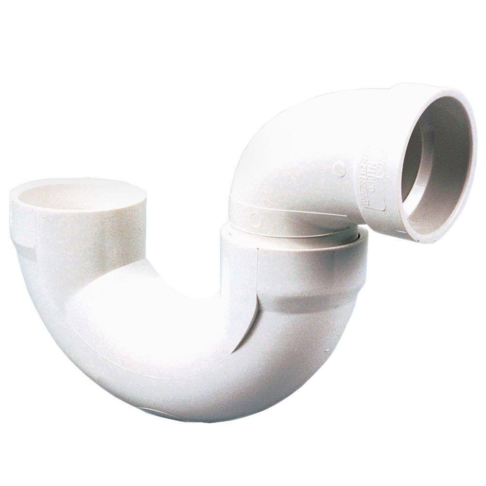 48072LT 4 Spg x Hub 90 Street Long Turn Elbow PVC