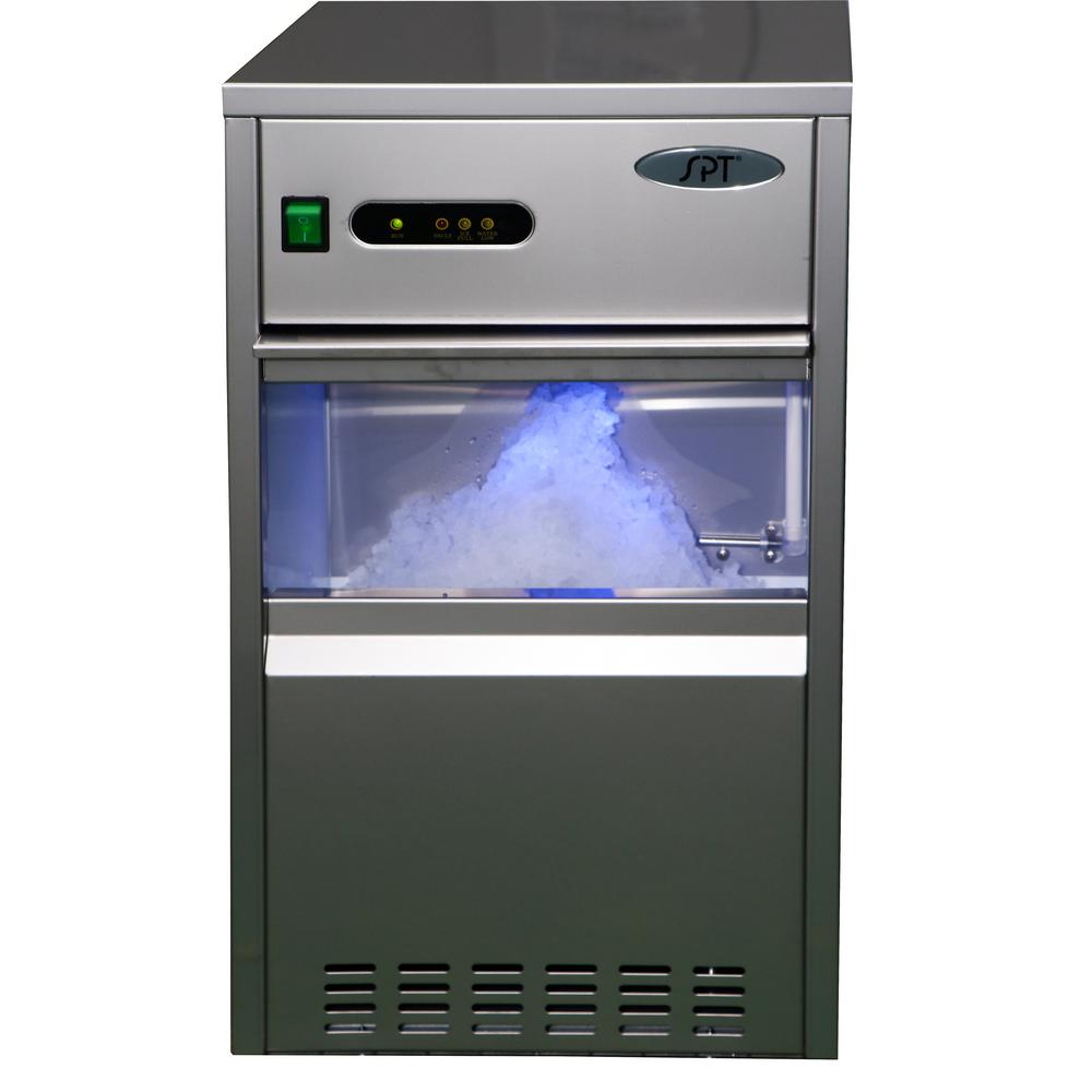 SPT 66 lb. Flake Freestanding Ice Maker in Stainless SteelSZB20 The