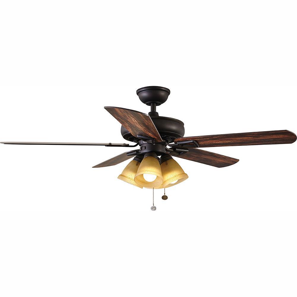Mediterranean 4 Lights Ceiling Fans With Lights Ceiling Fans