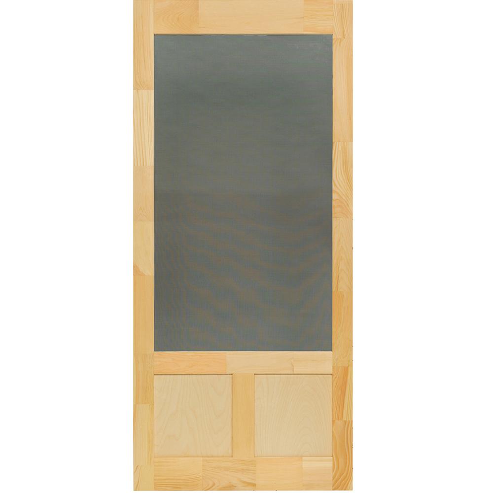 Wood 34 x 80 Screen Doors Exterior Doors The Home Depot