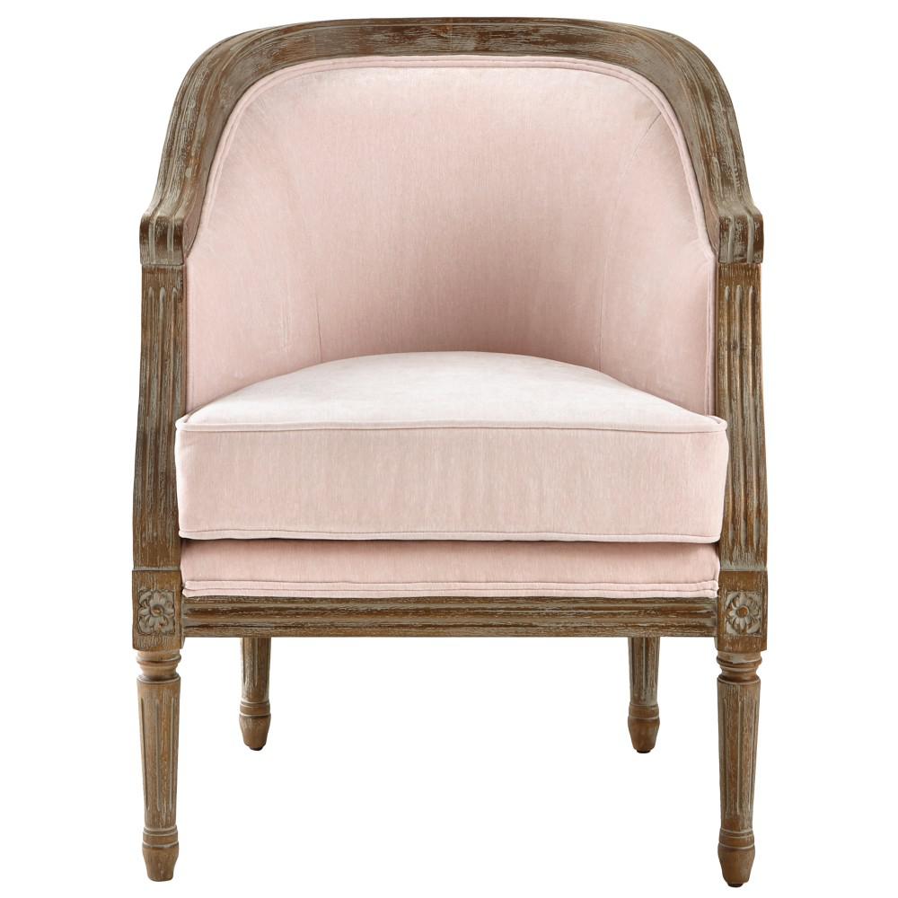 Home Decorators Collection La Petite Barrel Primrose Blush Home Decorators Collection La Petite Barrel Primrose Blush Upholstered Arm Chair 9947500170 The Depot