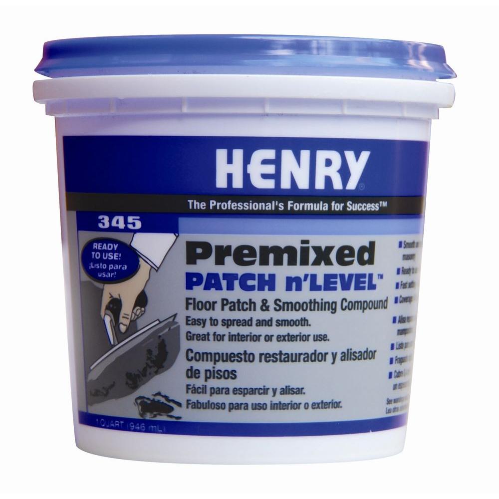 compound floor leveler henry patch level patching mixed premixed pre concrete wood finish feather between filler qt lowes leveling ww